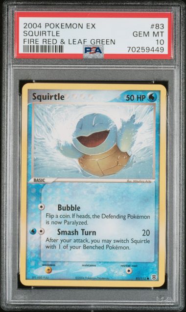 2004 Pokemon #83 Squirtle front