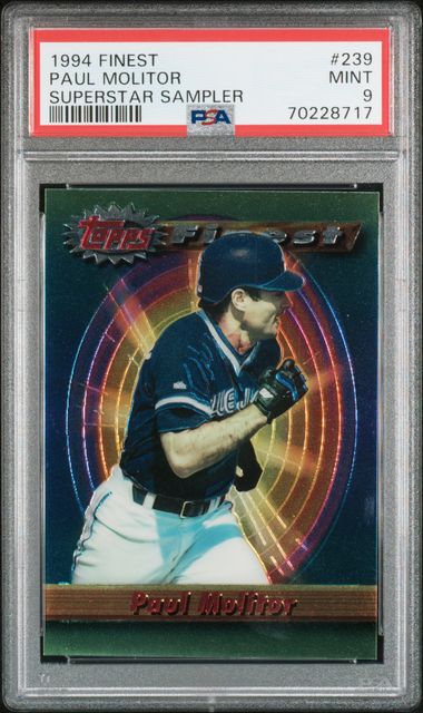1994 Topps Topps Finest #239 Paul Molitor front