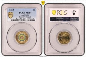 2017 $2 Lest We Forget Colorized MS67