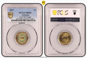 2017 $2 Lest We Forget Colorized MS65