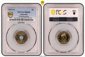 2022-C $2 Peacekeeping Colorized MS68