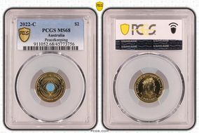 2022-C $2 Peacekeeping Colorized MS68