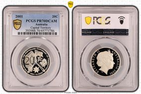 2001 20C Capital Territory PR70DCAM