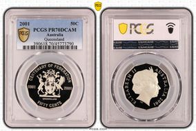 2001 50C Queensland PR70DCAM