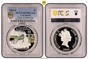 2004-P $1 Flying Scotsman Ag PR70DCAM