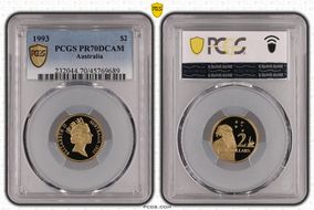 1993 $2 PR70DCAM