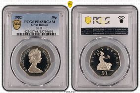 1982 50p S-H3 PR68DCAM
