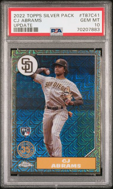2022 Topps Topps Update Silver #T87C41 Cj Abrams front