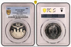 2021 50C Centenary of the RAAF 1921-2021 MS69