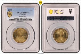 1993 $1 Landcare MS68
