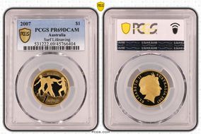 2007 $1 Surf Lifesaving PR69DCAM