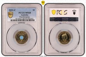 2022-C $2 Peacekeeping Colorized MS68