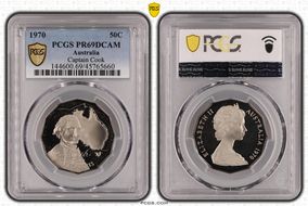 1970 50C Captain Cook PR69DCAM