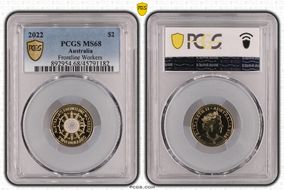 2022 $2 Frontline Workers Colorized MS68