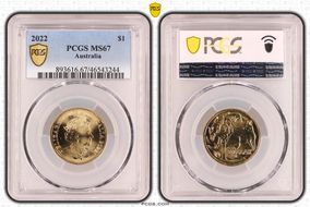 2022 $1 MS67