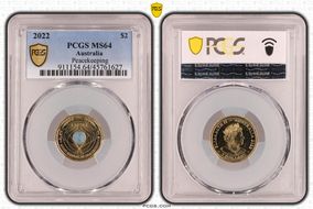 2022 $2 Peacekeeping - Colorized MS64