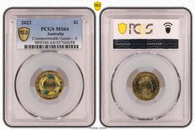 2022 $2 Commonwealth Games - A Colorized MS64