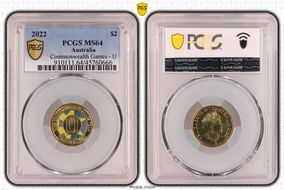 2022 $2 Commonwealth Games - U Colorized MS64