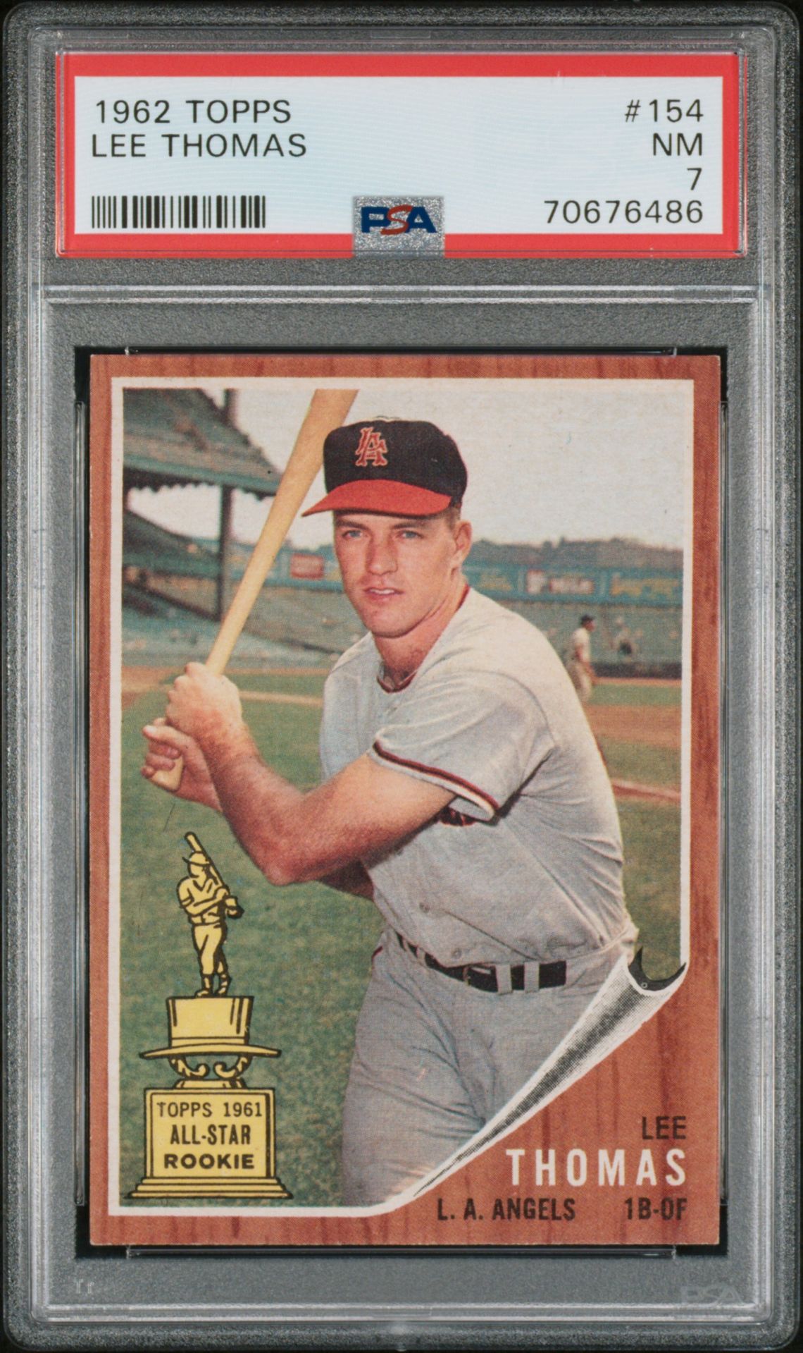 1962 Topps TOPPS #154 Lee Thomas front