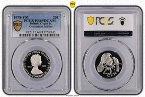 1978-FM 25C Coronation Jubilee PR69DCAM