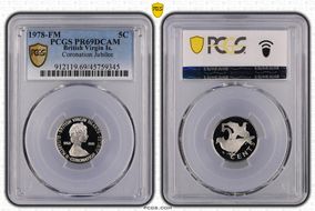 1978-FM 5C Coronation Jubilee PR69DCAM