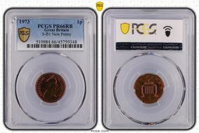 1973 1p S-B1 New Penny PR66RB