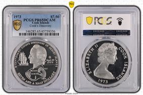 1973 $7.50 Cook's Discovery PR65DCAM