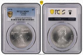 1975 $5 Javelin MS69