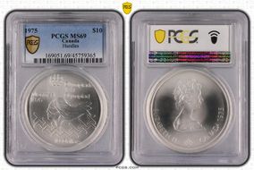 1975 $10 Hurdles MS69