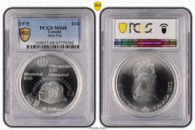 1975 $10 Shot Put MS68