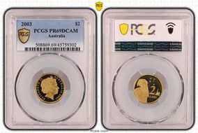 2003 $2 PR69DCAM