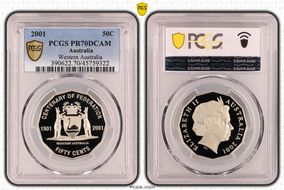 2001 50C Western Australia PR70DCAM