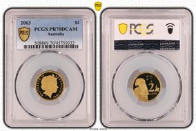 2003 $2 PR70DCAM