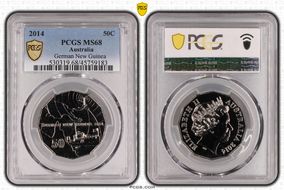 2014 50C German New Guinea MS68