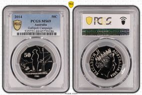 2014 50C Gallipoli Campaign MS69