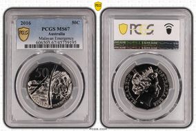 2016 50C Malayan Emergency MS67