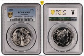 2016 50C Indonesian Confrontation MS69