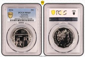 2016 50C Afghanistan MS69