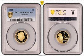 2011 $2 PR70DCAM