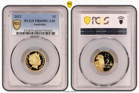 2012 $2 PR69DCAM