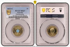 2022-C $2 Peacekeeping Colorized MS67