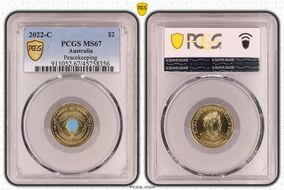 2022-C $2 Peacekeeping Colorized MS67