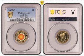 2022-C $2 Honey Bee Colorized MS67