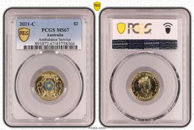 2021-C $2 Ambulance Service Colorized MS67