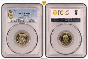 2021-C $2 Ambulance Service Colorized MS67