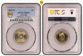 2021-C $2 Ambulance Service Colorized MS67