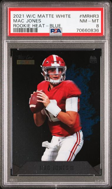 2021 Rated Rookie authentic Mac Jones Gold PSA10