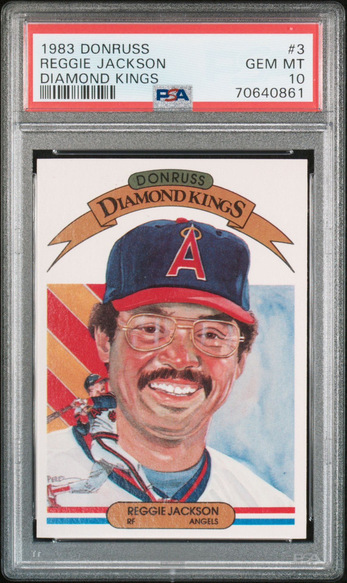 1983 Donruss DONRUSS DIAMOND KINGS #3 Reggie Jackson front