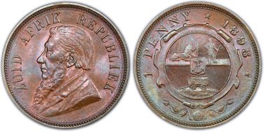 1898 1D KM-2 MS64BN