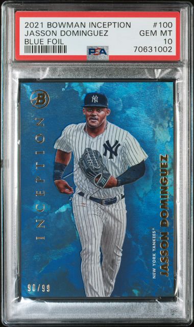 MLB New York Yankees 2022 Bowman Draft Chrome Single Card Jasson